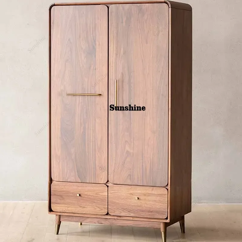 

Large Modern Wardrobe European Nordic Wooden Shoe Hotel Bedroom Wardrobes Storage Women Apartment Ropero Armable Home Furniture