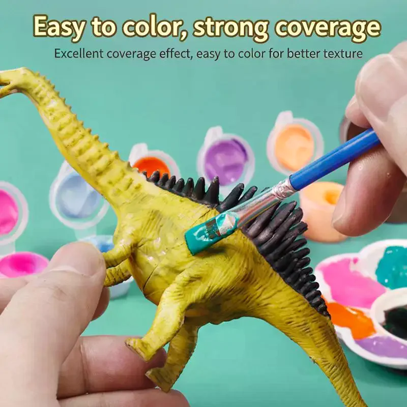 Dinosaur White Embryo Toy Set 1 DIY Paintable Animal Model for Kids Hands On Art Early Education Family Craft ProjectHot Sale view 5