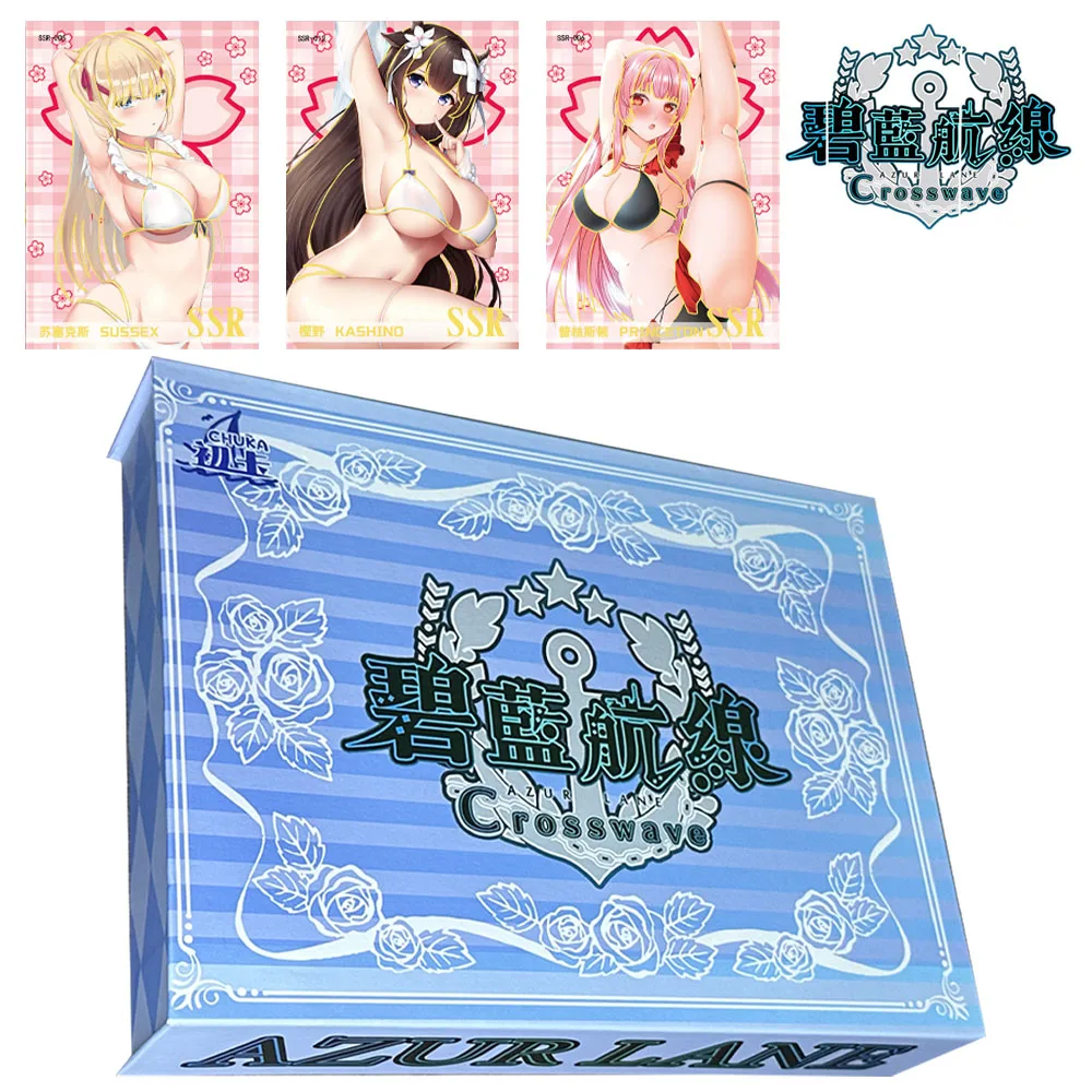 

Wholesale Goddess Story azur lane cards Anime Girls Party Swimsuit Bikini Feast Booster Box Doujin Toys And Hobby Gift