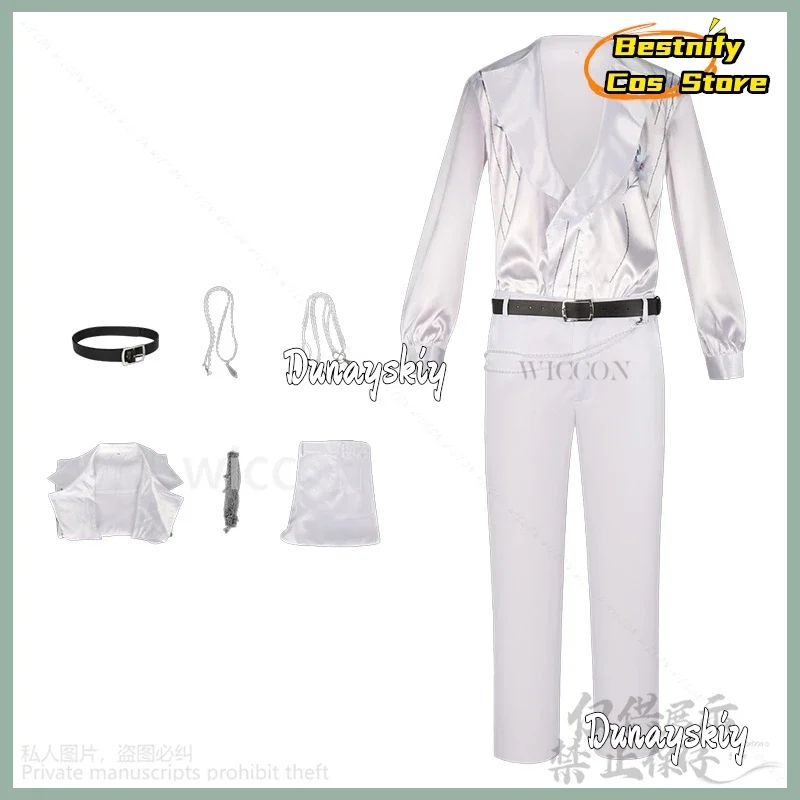 CosplayCaleb Xiayizhou Brother Game Love And Deepspace Cosplay Costume Spring And Flower Outfit Vintage Shirt Pants Necklaceじらいけ