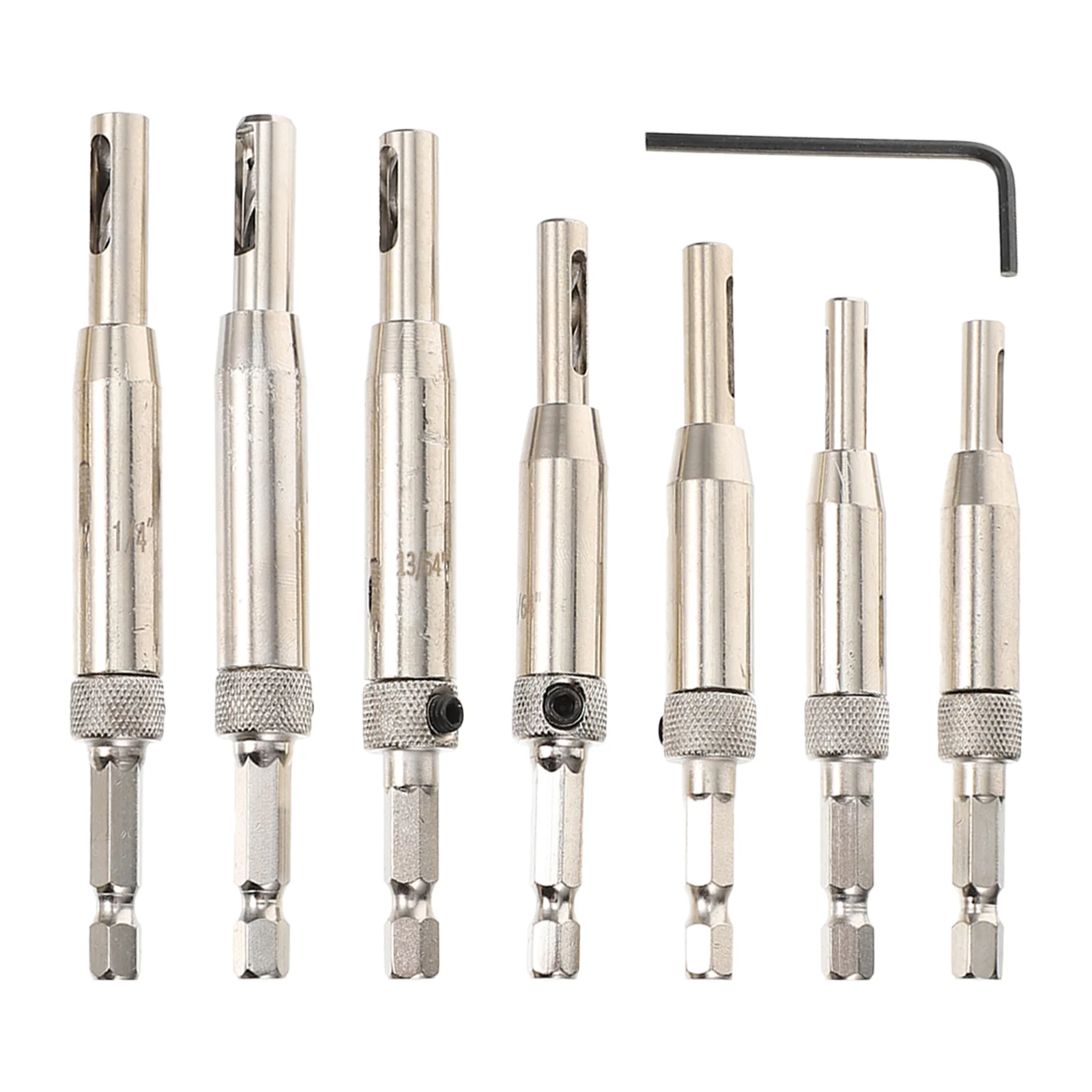 

1 set Hinge Drill Bits Furniture Drilling Tool Set Durable Material Compact Size Hinge Installation Tools Steel Accessories