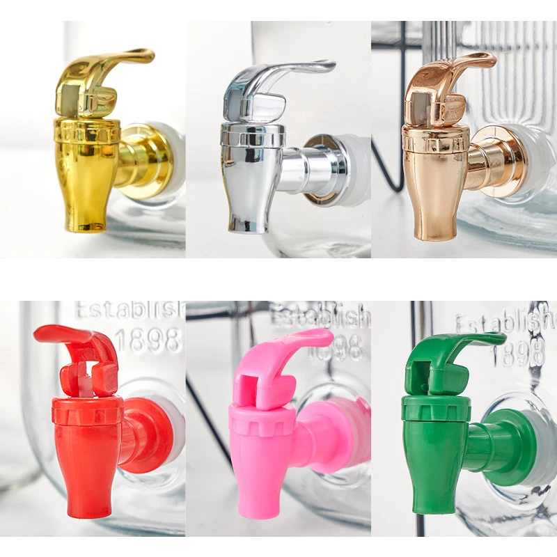 1Pc 16mm Grain Leak Proof Faucet Water Tap Glass Wine Bottle Jar Barrel Water Tank Faucet With Filter Wine Valve Water Dispense