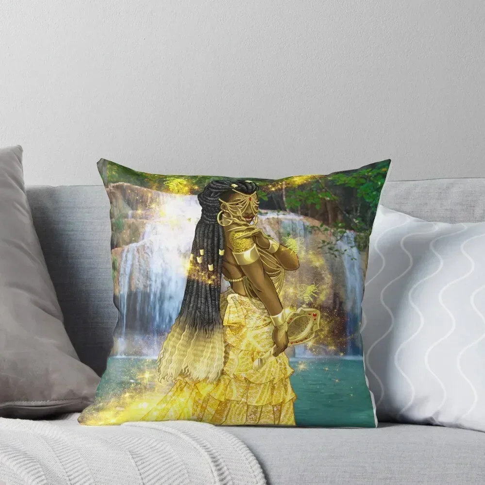 

Oshun Throw Pillow Pillowcases Bed Cushions Sitting Cushion Cusions Cover home decor items pillow