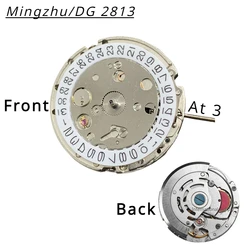 Calendar Display 21 Jewels Mingzhu 2813 Watch Movement Watches Clock Mechanism Repair Parts Accessory