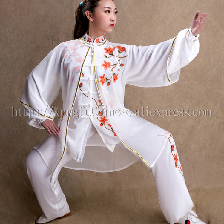 Customize Taichi uniform Martial arts suit Qigong clothes Kungfu garment Embroidery costume for men women adults boy girl kids