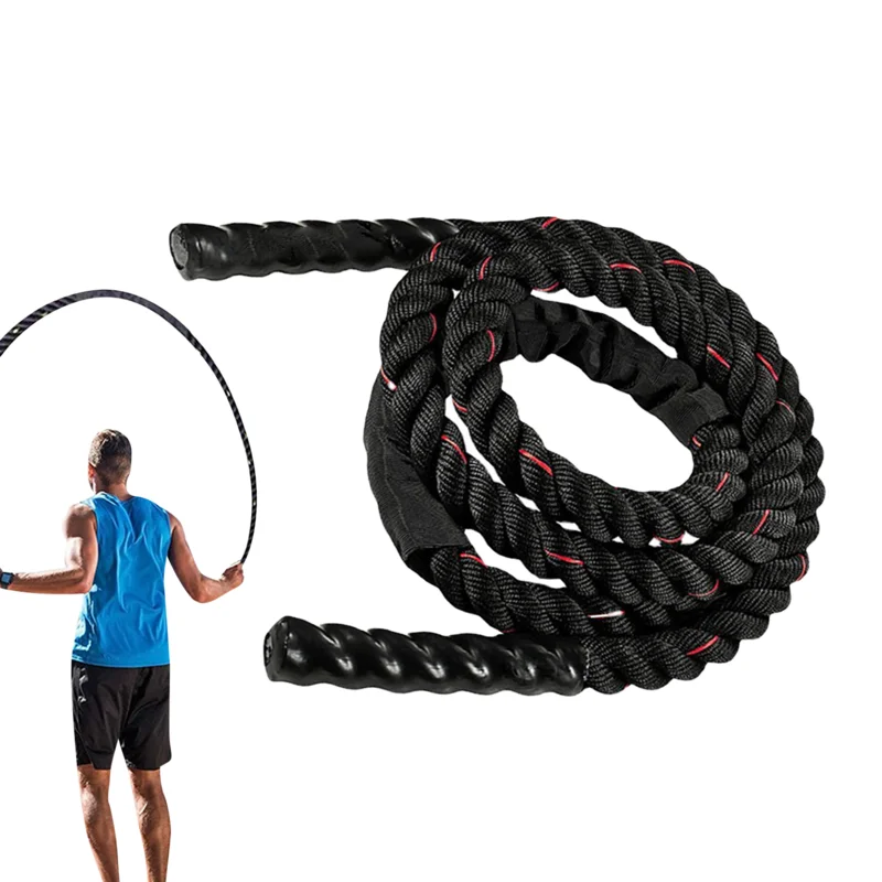 Weighted Skipping Rope Heavy Battle Ropes For Exercise Adult Skipping Rope With Comfortable Grip For Fitness Improve Strength