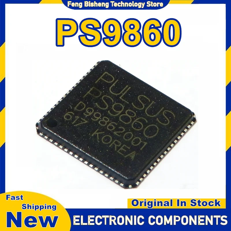 PS9860 QFN-64 Chipset In Stock Original New 1PCS/LOT