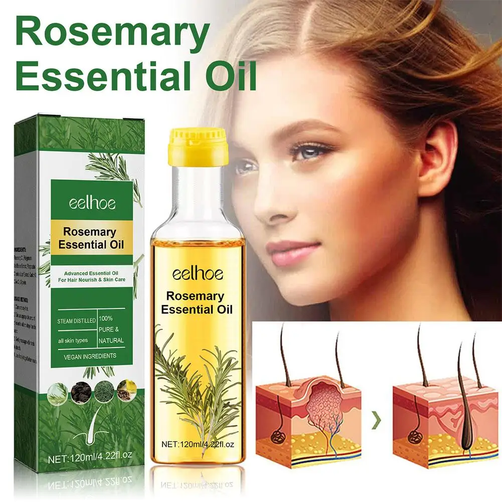 Rosemary Essential Oil for Hair Growth and Skin Care 100% Pure Natural Premium Grade for Enhancing Nourishing Hair Quality