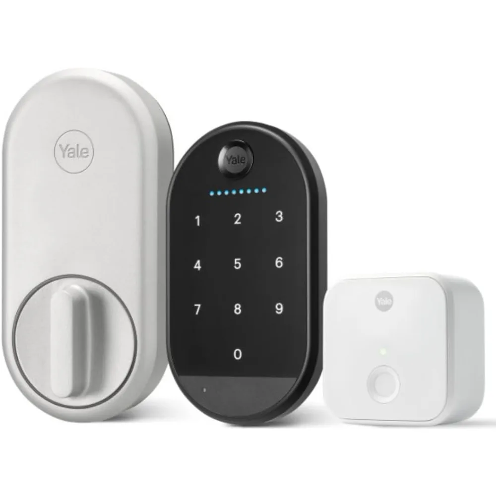 

Approach with Keypad - Wi-Fi Smart Lock - Retrofit lock fits replaces your thumbturn so you can keep your keys - Includes Bluet