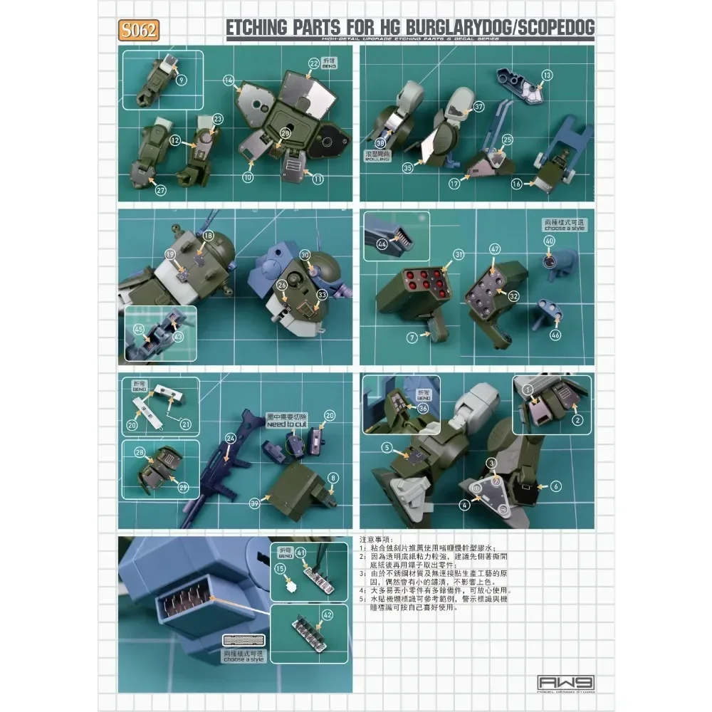 

MAD-S062 травировочные детали, наклейка для HG, модель скопедога, хобби, сделай сам, аксессуары для обновления высокой в розницу