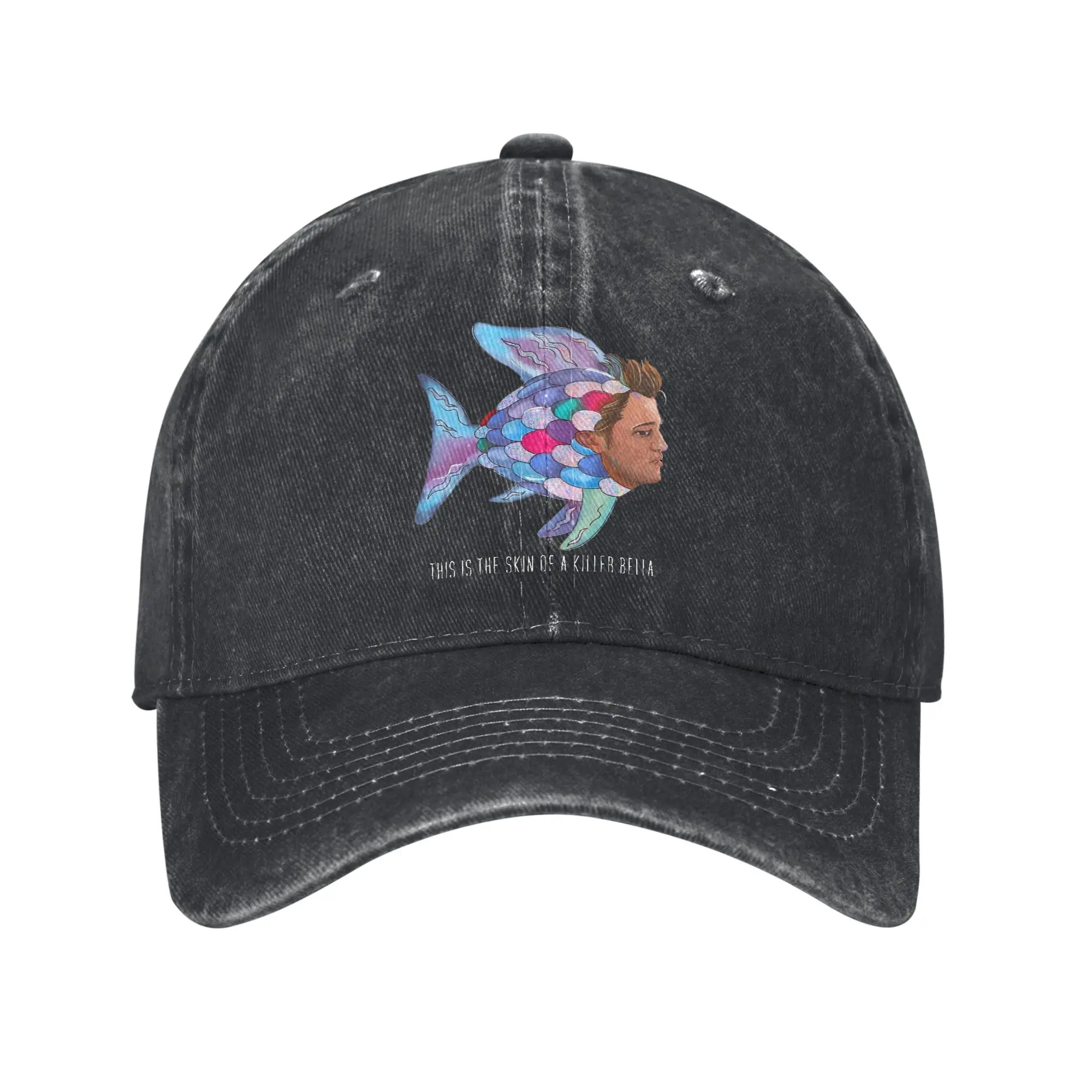 Twilight Edward Cullen This Is The Skin Of A Killer Bella Meme Baseball Cap Vintage Distressed Denim Sun Cap Gift Caps Hat