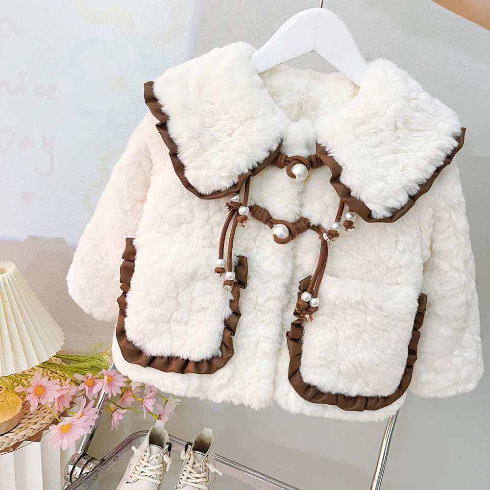 

Girl Thickened Cotton Clothing Children's Clothing Autumn Winter New Warm Jacket Cotton Padded Jacket Kids Girls Clothes