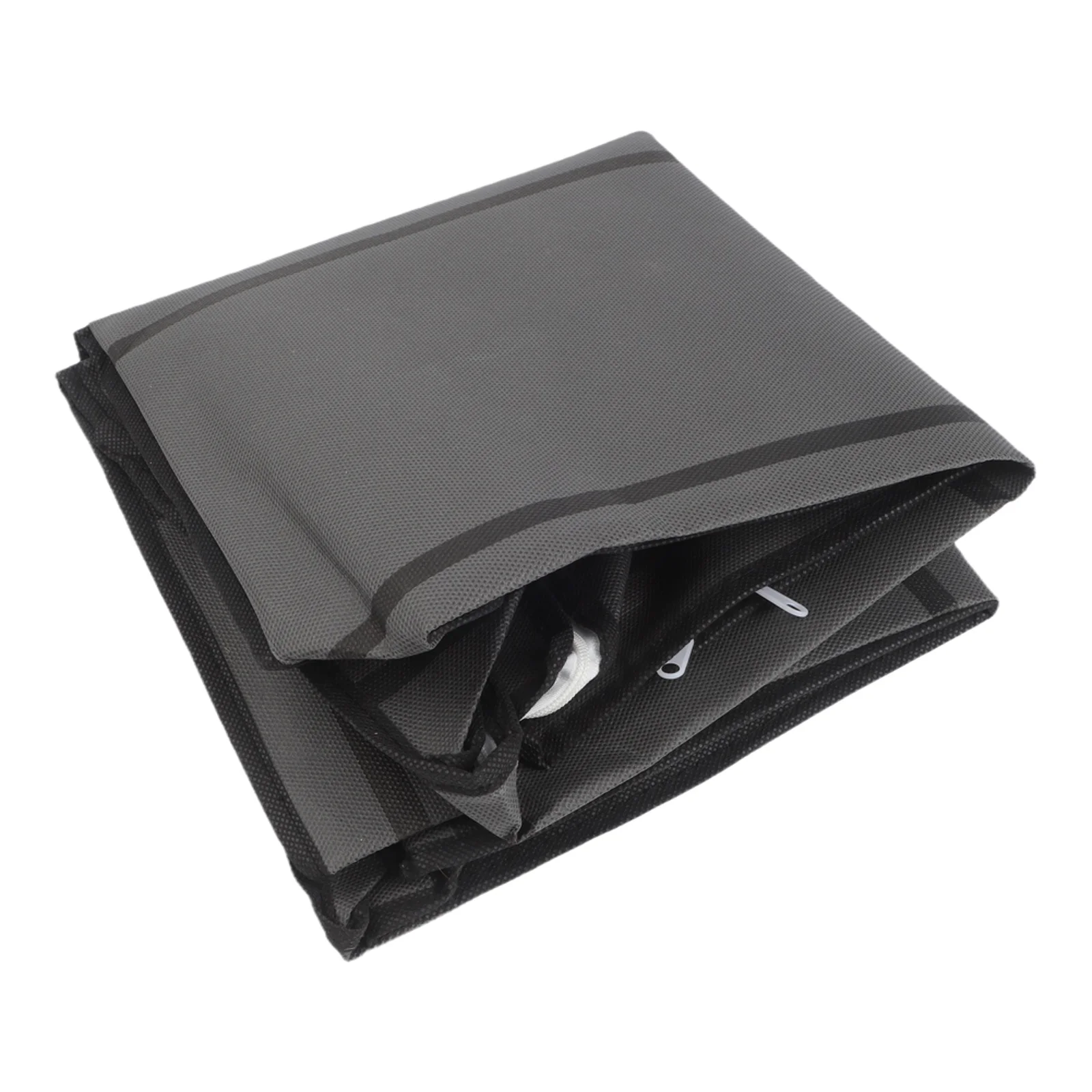 1 Stück 110/140/180L Große Kapazität Tragbare Faltbare Tasche Handgehaltener Kleiderschrank-Organizer mit Doppelreißverschluss und Polsterung – Detail 4