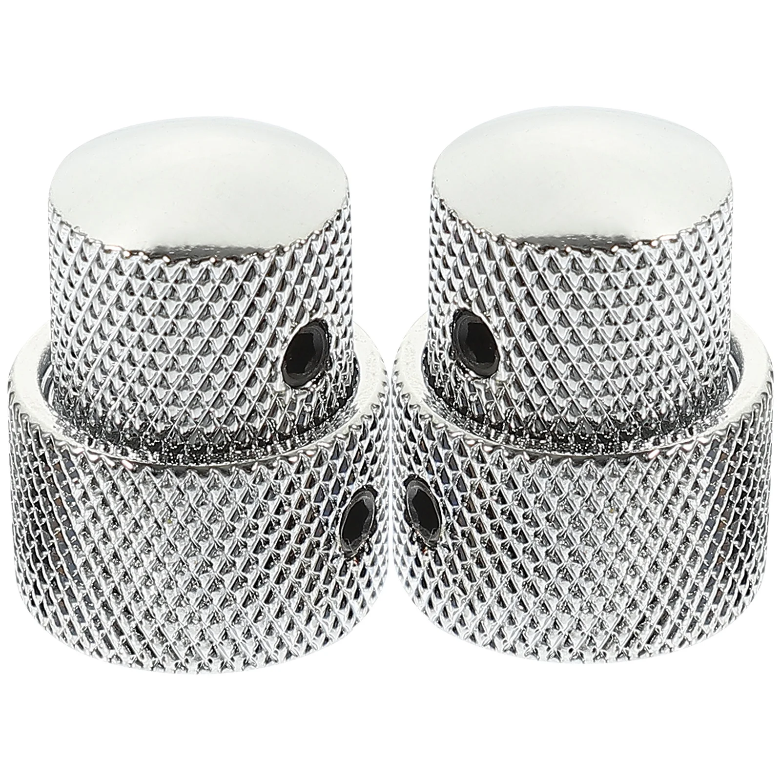 

2 Pcs Amplifier Knobs Bass Guitar Volume Control Aluminum Alloy Audio Potentiometer Electric Tone Replacement