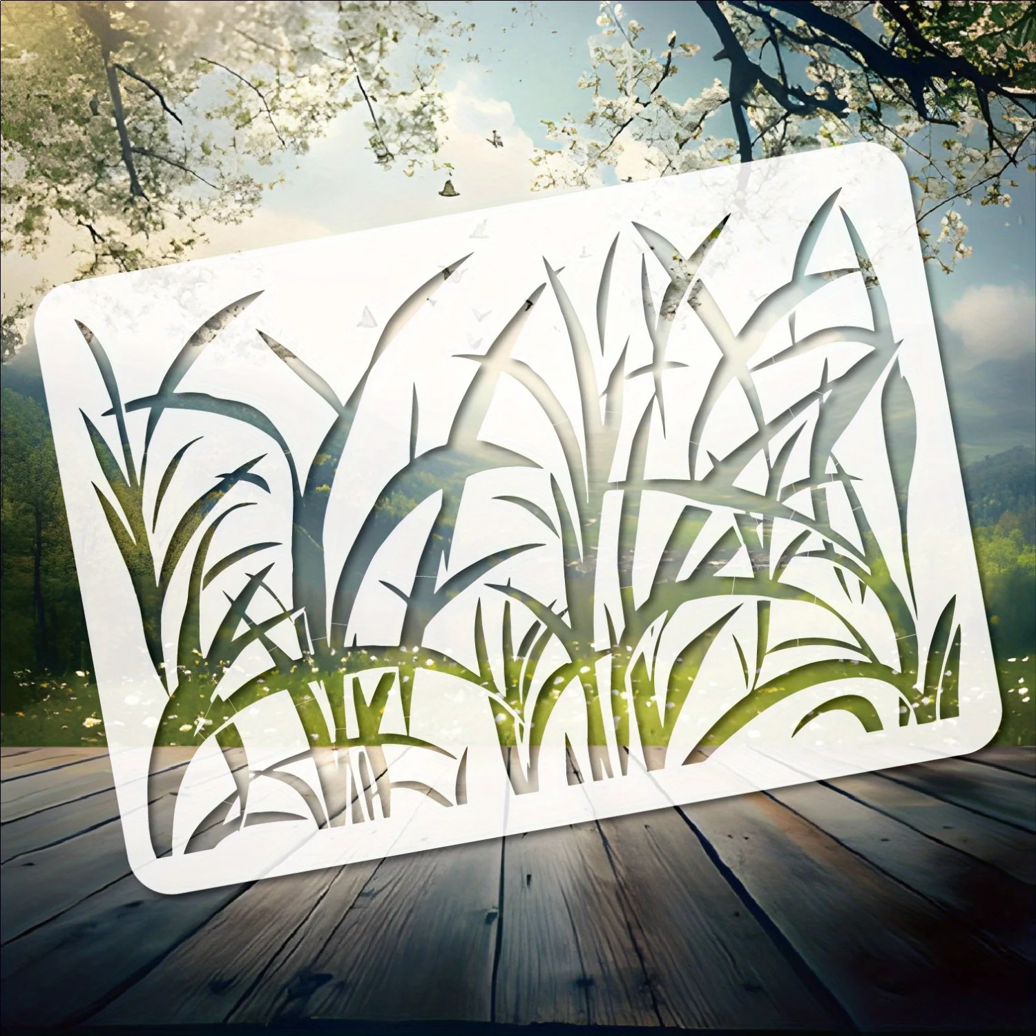 A4 29*21cm pequena grama diy estênceis pintura de parede scrapbook coloração gravação álbum decorativo modelo de cartão de papel, parede