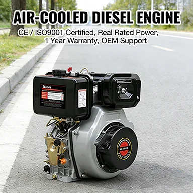 10HP/8kW 24.5 Keyway Shaft 4-Stroke Diesel Engine For Home Use And Automobile Core Pump Component