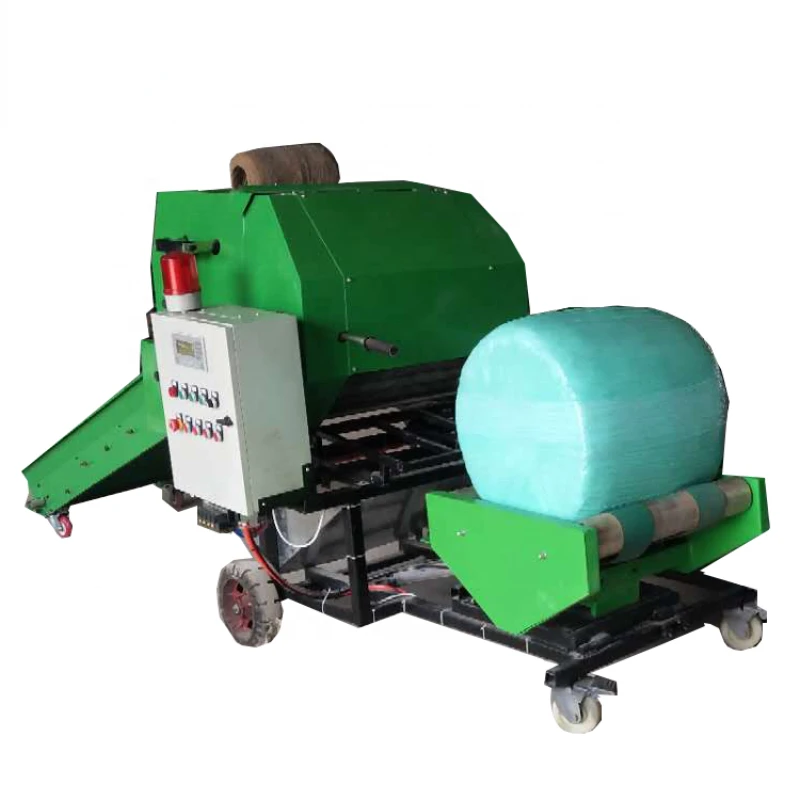 Fully automatic hay and rice straw packaging machine Grass silage packaging and packaging machine