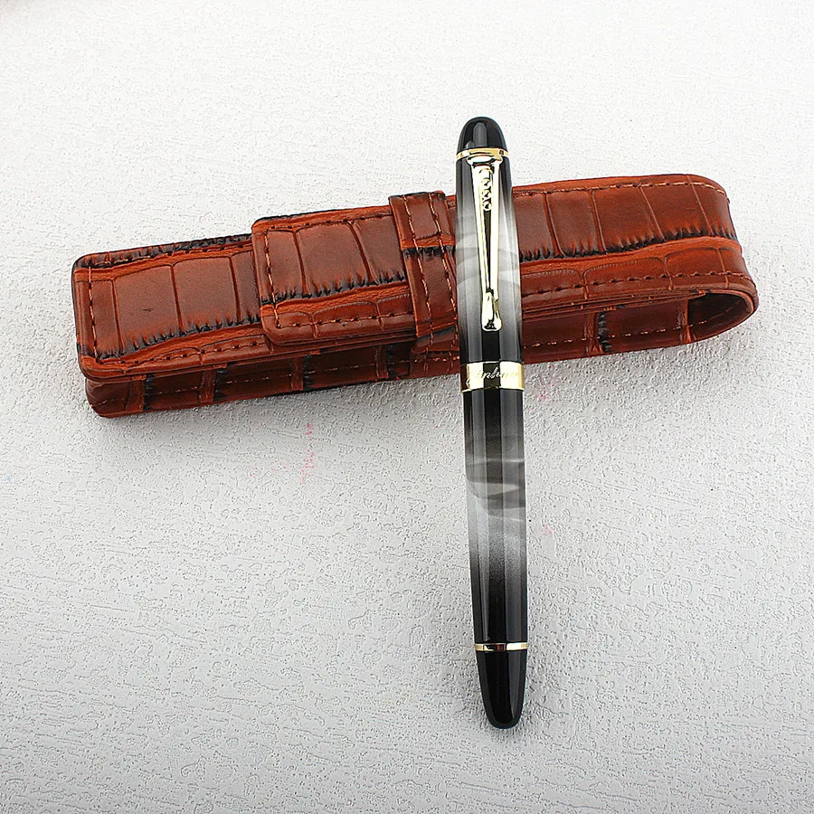 

Jinhao X450 High End Metal Fountain Pen,18K Gold Planted Nib 0.5mm School Pen for Business Signature Supplies Office Stationery