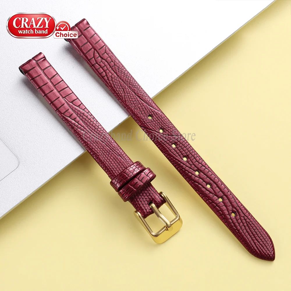 Schlanke Leder-Uhrenarmbänder, weich, für Herren und Damen, Ersatzarmband, hochwertiges Business-Universal-Armband, 8 mm, 10 mm, 12 mm, 14 mm, 16 mm, braun – Detail 14