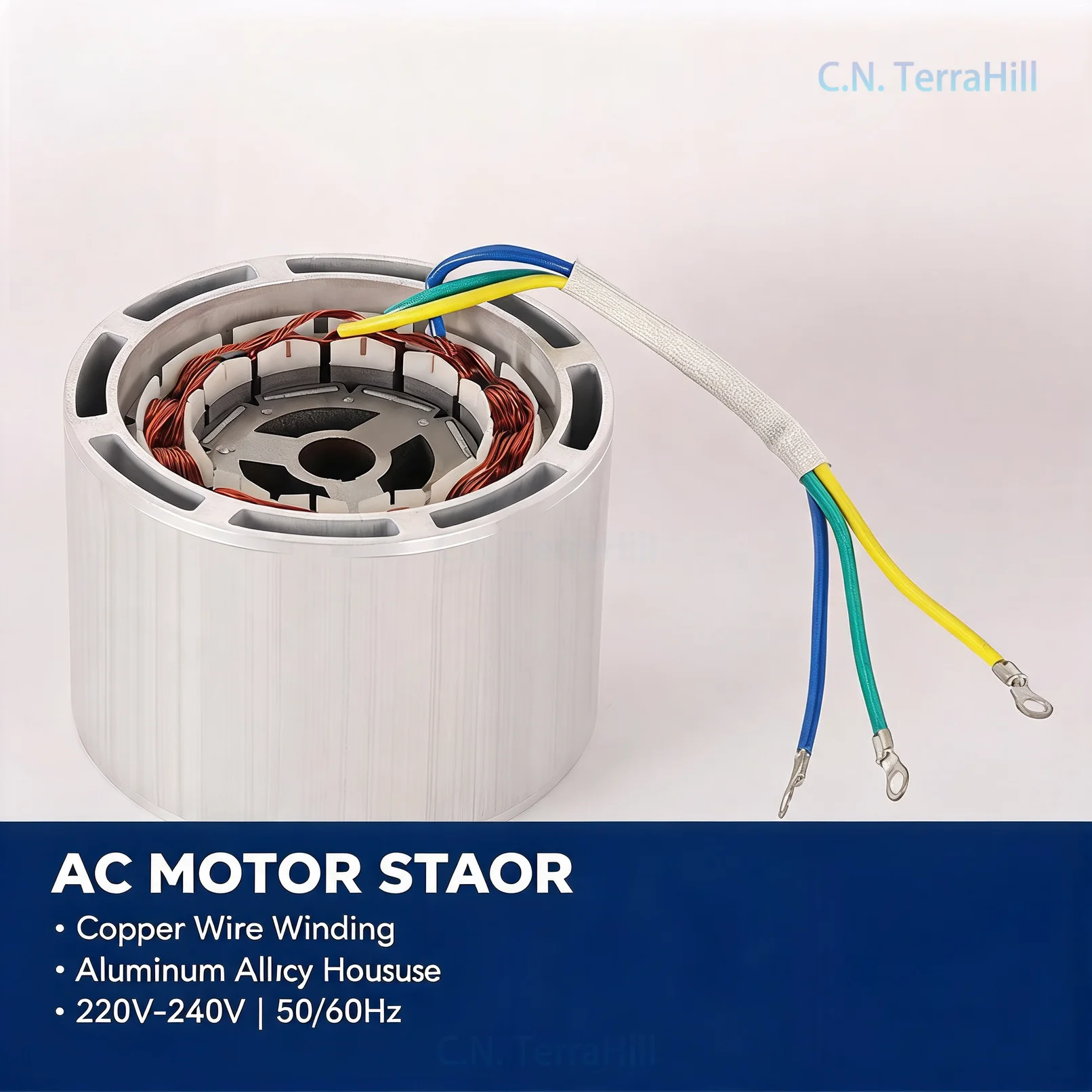 Brushless DC Gear Motor with External Rotor for Air Compressor, 120-149 Model, Direct Drive