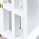 

1 шт. 1:12 кукольный домик, белая деревянная тележка для водителя еды, модель моделирования, ручная тележка, орнамент, кукольный дом, ресторан, сцена, аксессуары