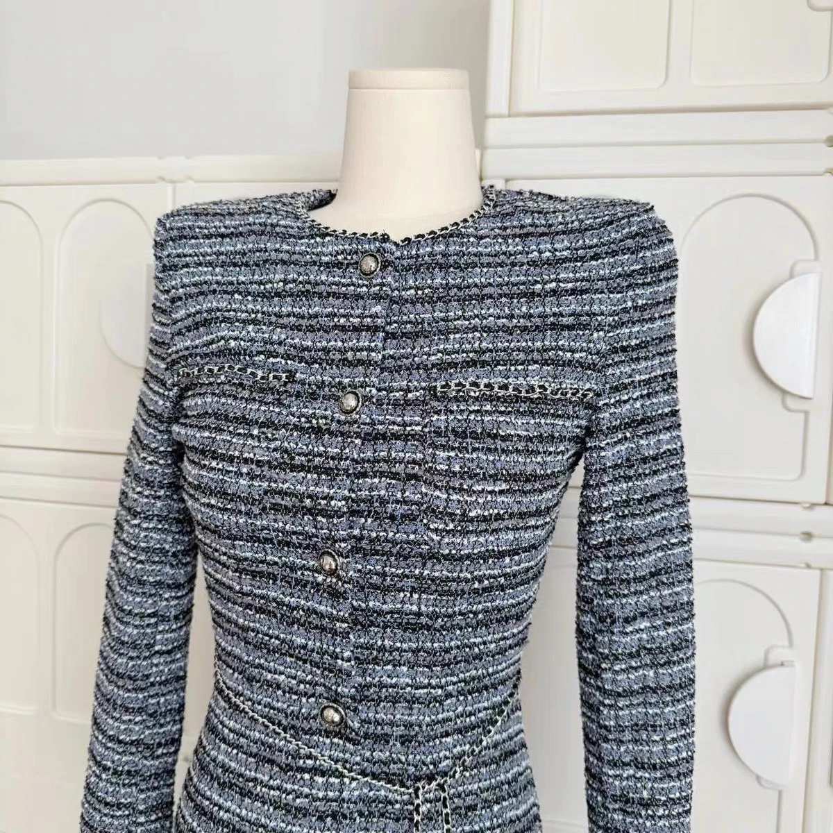 벨트가 있는 엘리 슬리밍 원피스 수트 하이웨이스트 또는 바지 출퇴근용 슬림 레귤러 얇은 중국산