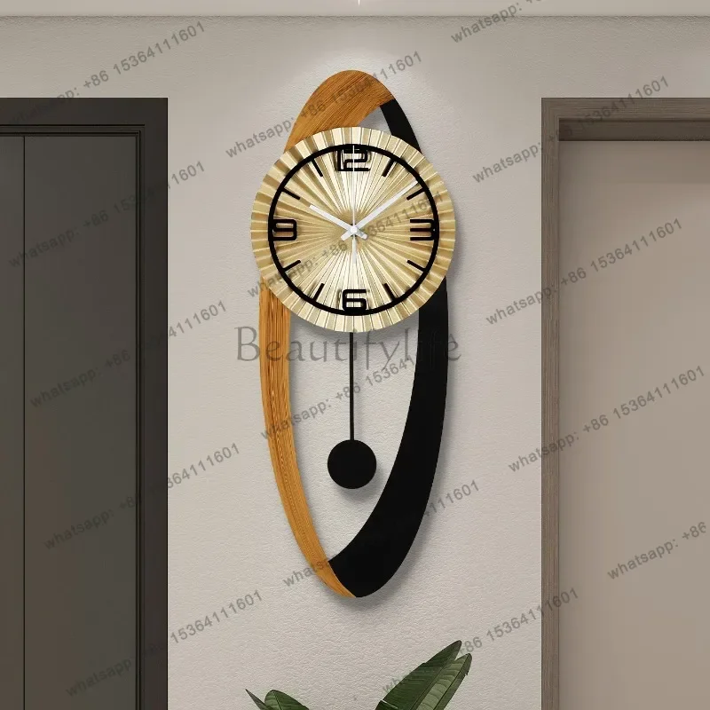 LJY Upgrade Fashion Wall Clock Unique Premium Round Gold Nordic Digital Clock Bedroom Vintage Orologio Da Parete Home Decor Item