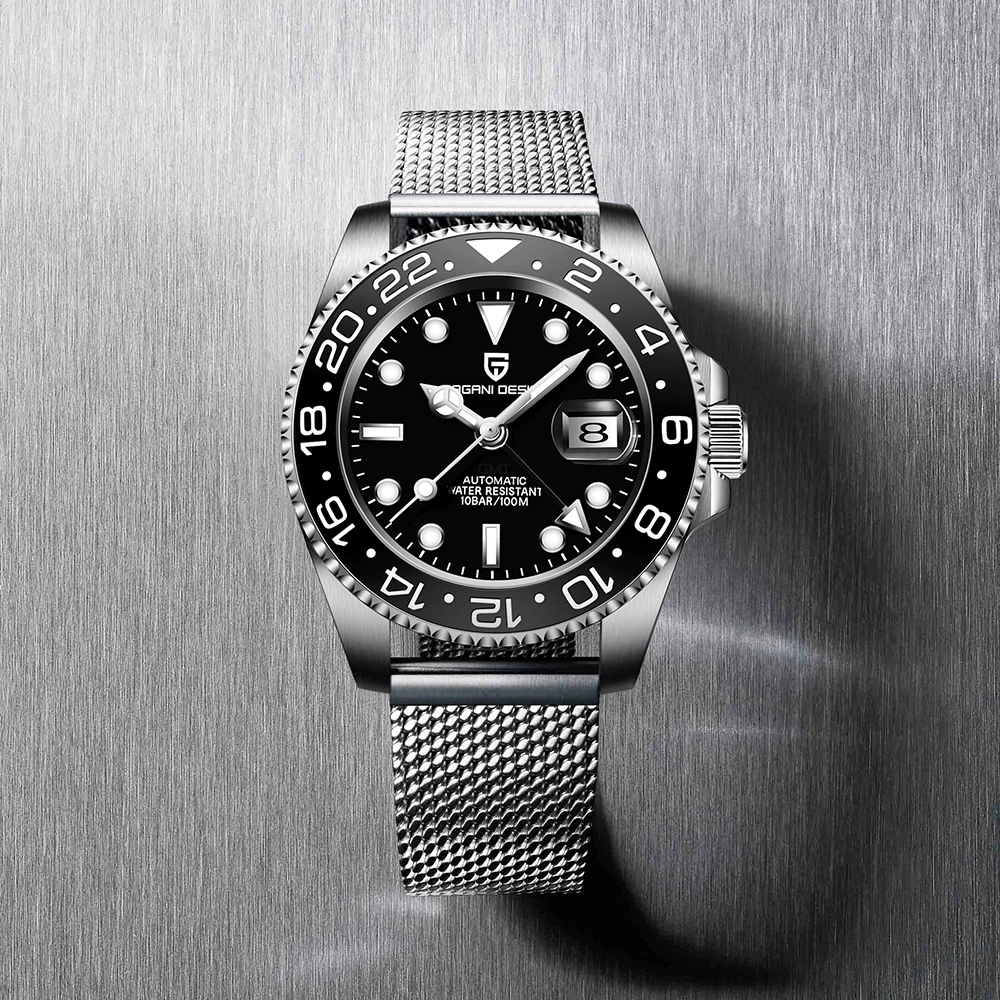 

Новые роскошные механические автоматические часы PAGANI DESIGN 2025 года, водонепроницаемость 100 м, суперлюминесцентный керамический безель, дайверские часы для мужчин