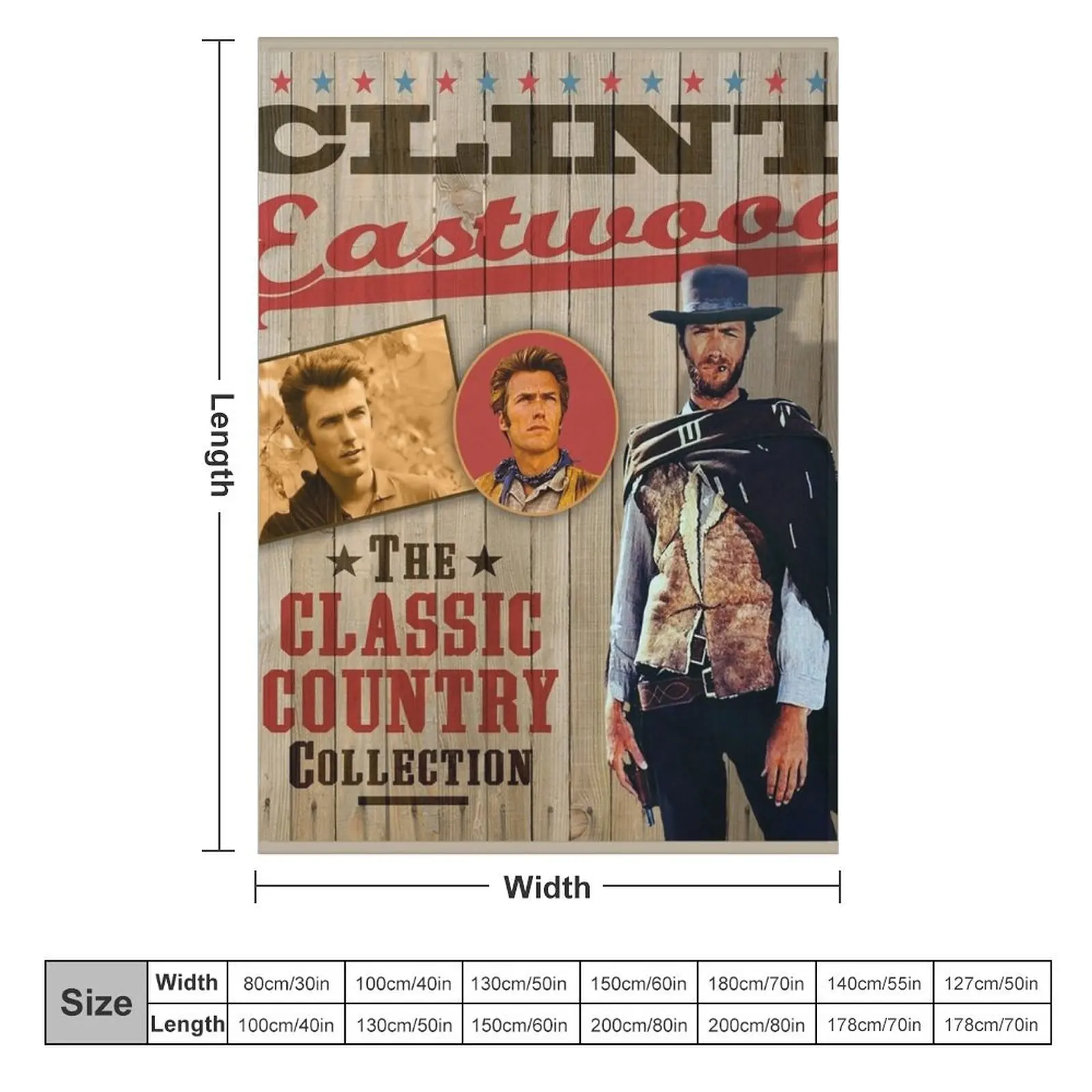 Clint Eastwood - The Ultimate Country Collection Throw Blanket Bed covers Custom christmas decoration Blankets