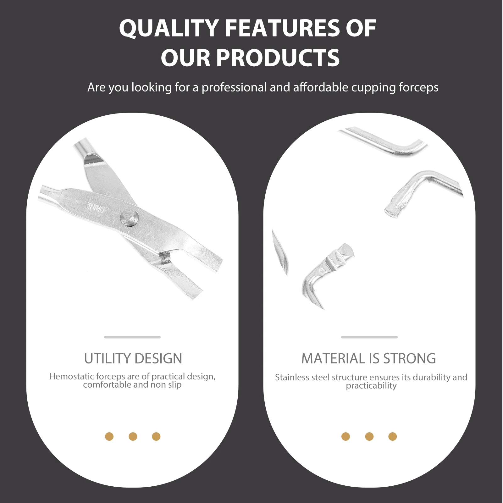 

4pcs Stainless Steel Pet Hair Removal Forceps Cupping Therapy Non-Slip Hemostatic Pluers Dog Grooming Epilating Tongs Home Use