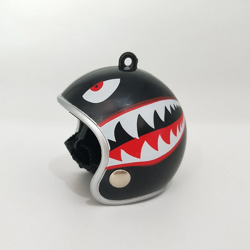 Yellow Duck Black Duck Accessories Straw Hat Sticker Black White Strap Accessories Cute Helmet Shark Pandafor Bicycle Motorcycle