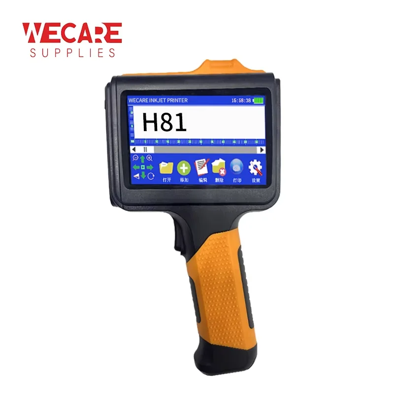 H81Smart Портативная портативная машина для кодирования логотипа с датой истечения срока годности 12,7 мм Tij Thermal Qr Пакетный струйный принтер со штрих-кодом