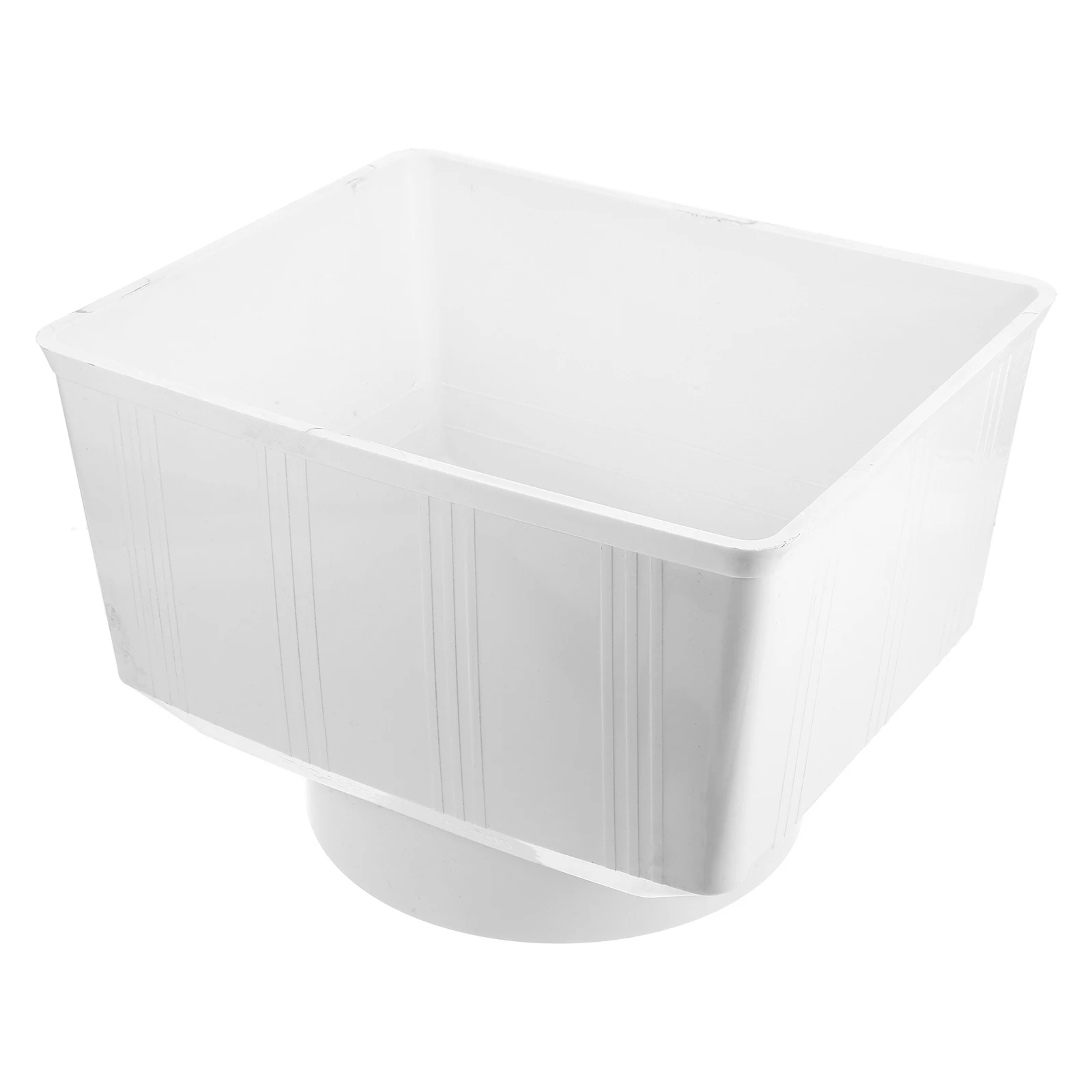 

PVC Rain Bucket 200mm Downspout Gutter Connector Efficient Rainwater Drainage Universal Gutters Outdoor Accessories Minimizes