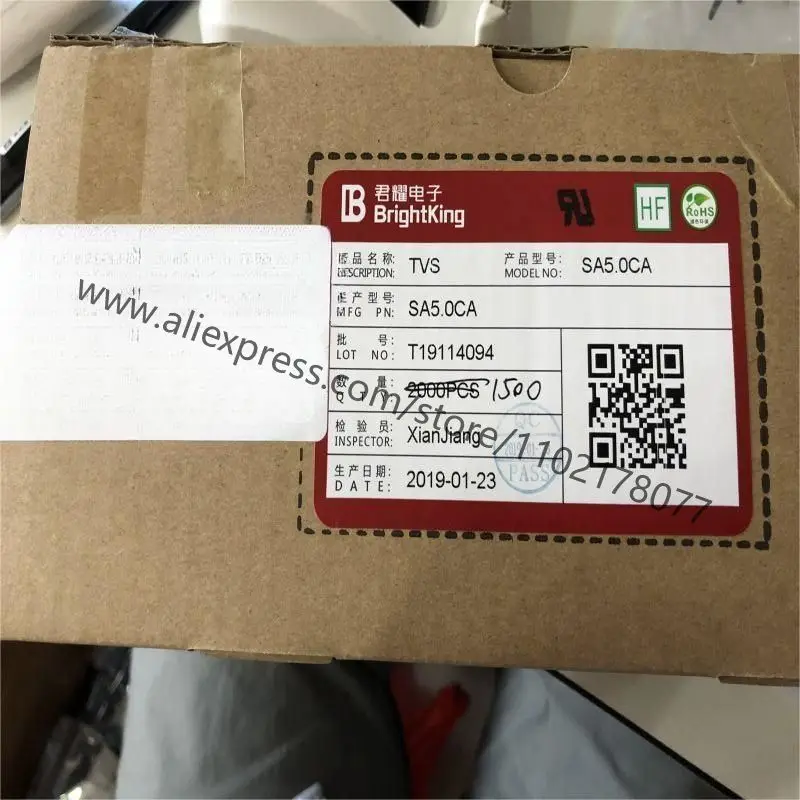 50 ~ 1000Pcs Sa5.0ca Esd Suppressor/Tvs Diode Sa5.0ca Bi-Directionele Gratis Verzending