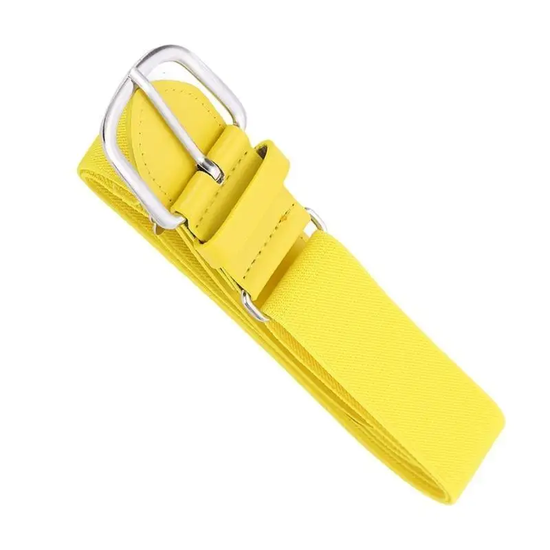 حزام خصر بيسبول 652F، حزام كرة لينة من الجلد الصناعي، حزام خصر مرن قابل للتعديل مع مشبك معدني للأولاد المراهقين #5