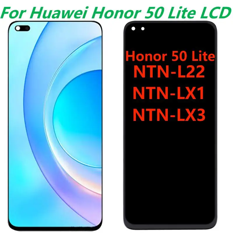 

Original Quality 6.67 With Frame For Huawei Honor 50 Lite NTN-L22/LX1 LCD Display Touch Screen Digitizer Assembly Repair Parts