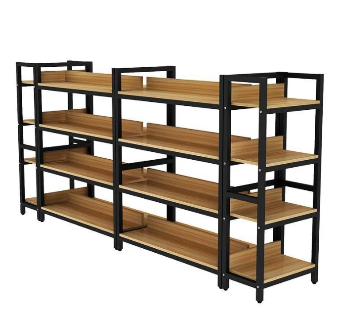 Supermarket Island Display Shelf, Snack Shop, Mother And Baby Multi-functional Combination Convenience Store Island Cabinet