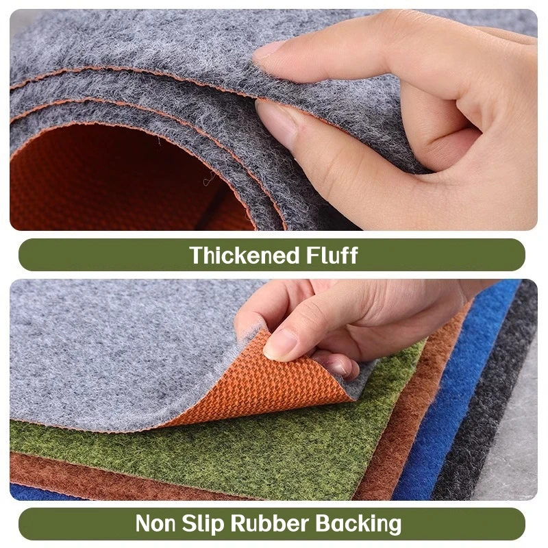 Artificial Green Moss Carpet Turf Mat Non Slip Fake Lawn Rug for Outdoor Garden Balcony Patio Playground Landscaping Decoration