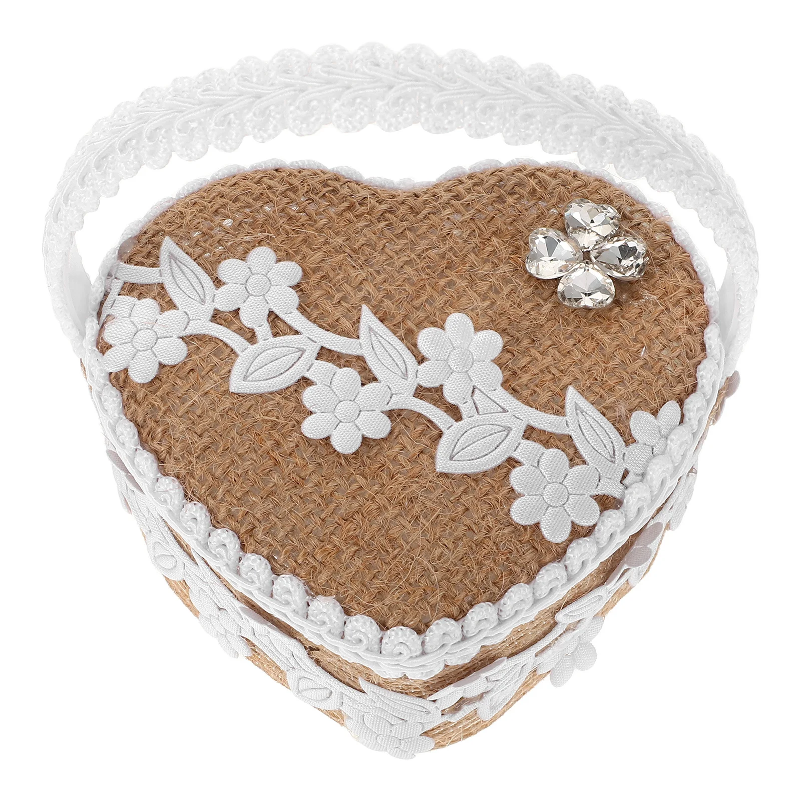 

Ring Engagement Boxes for Proposal Jewelry Women Heart Shape Pillow Holder Wedding Ceremony