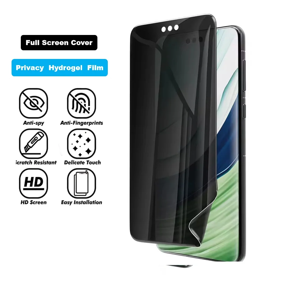 Privacy Hydrogel Film For Huawei Mate 50 RS Mate 50 Enjoy 50 Pro Nova 10 Nova Y90 Nova Y70 Plus Nova 9 SE Y9a Screen Protector