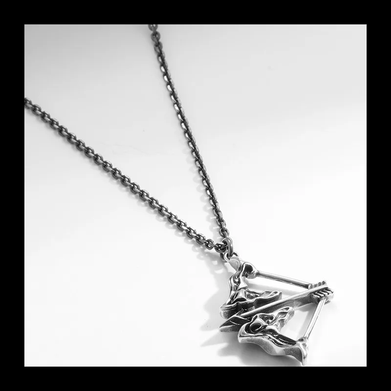 

League of Legends Game Equipment Gale Force Sterling Silver Pendant LOL Couple Necklace Girls Thai Silver Necklace