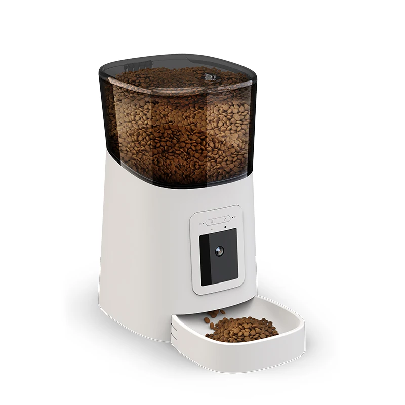 Automatic Pet Feeder With HD 1080p Camera With Wifi Function To Control Dog Cat Food Bowls Dispenser New Smart Feeder