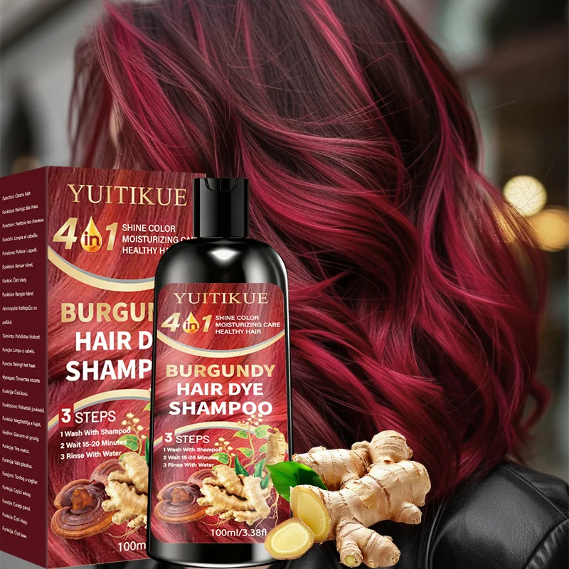 YUITIKUE 4 In 1 Burgundy Hair  - огляд і ціна Hair Spray Color