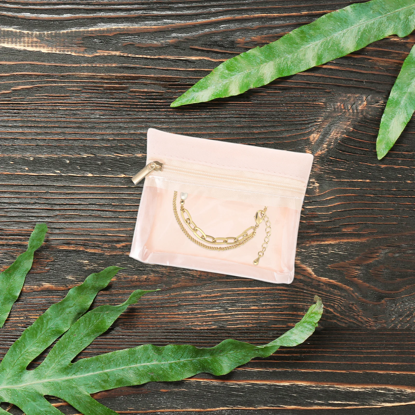 

10Pcs Jewelry Storage Pouches Portable Organizer Case for Rings Earrings Necklaces Bracelets 3x4 Inches Travel Zipper Pockets