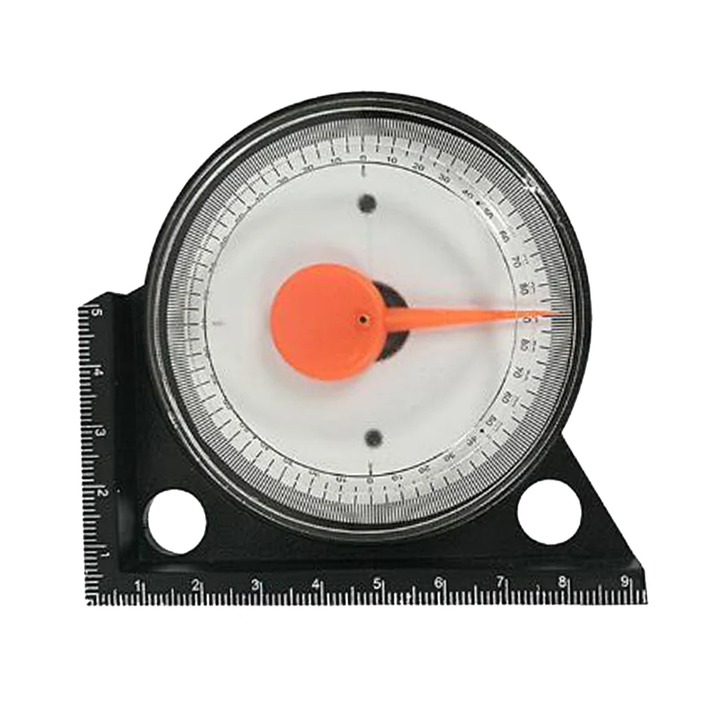 Magnetic Protractor Angle Finder Adjustable ABS Level Gauge Tool for Home Improvement