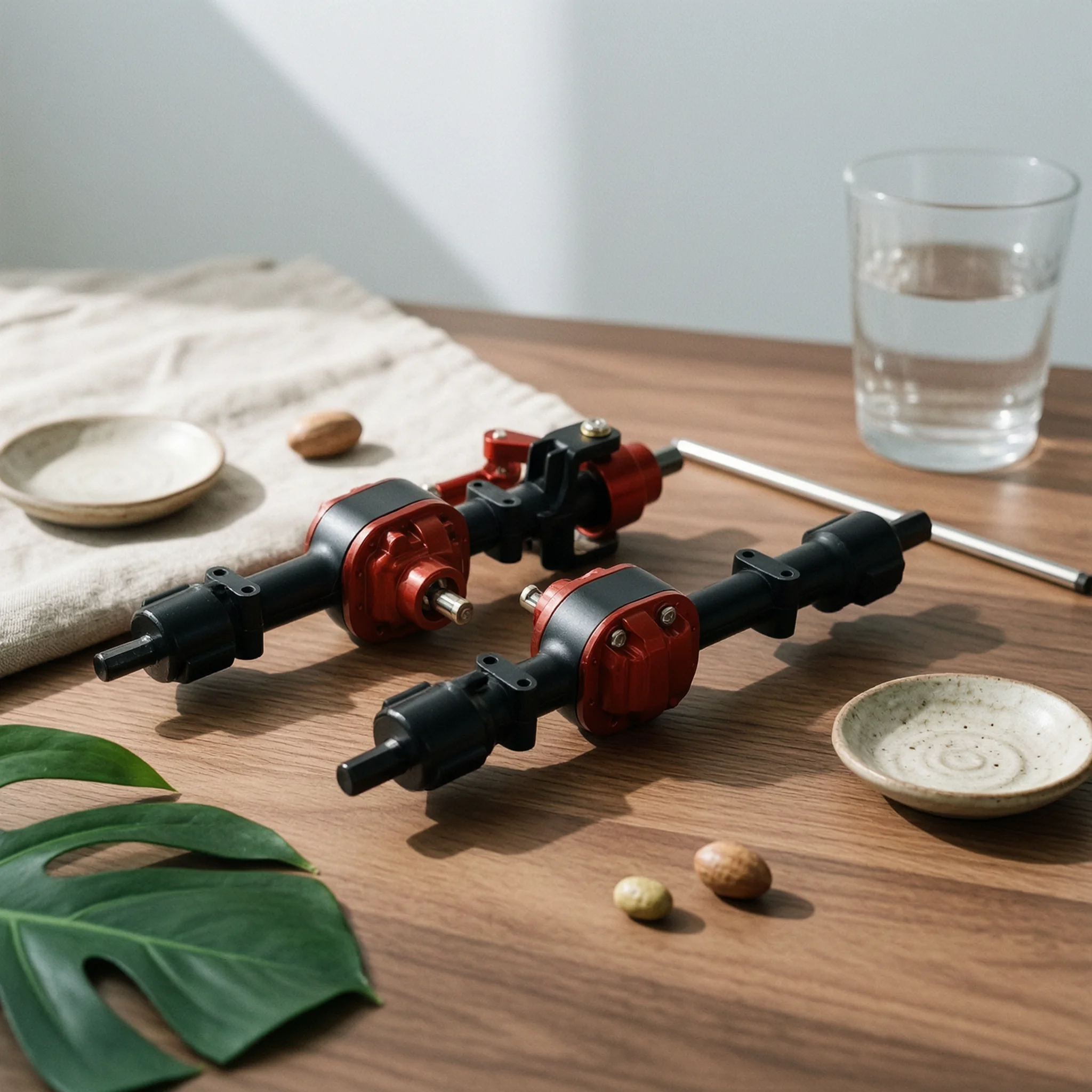 RC Car Axle Set Upgraded RC Axle with Steel Gears Long-Lasting High Strength for Hobbyists