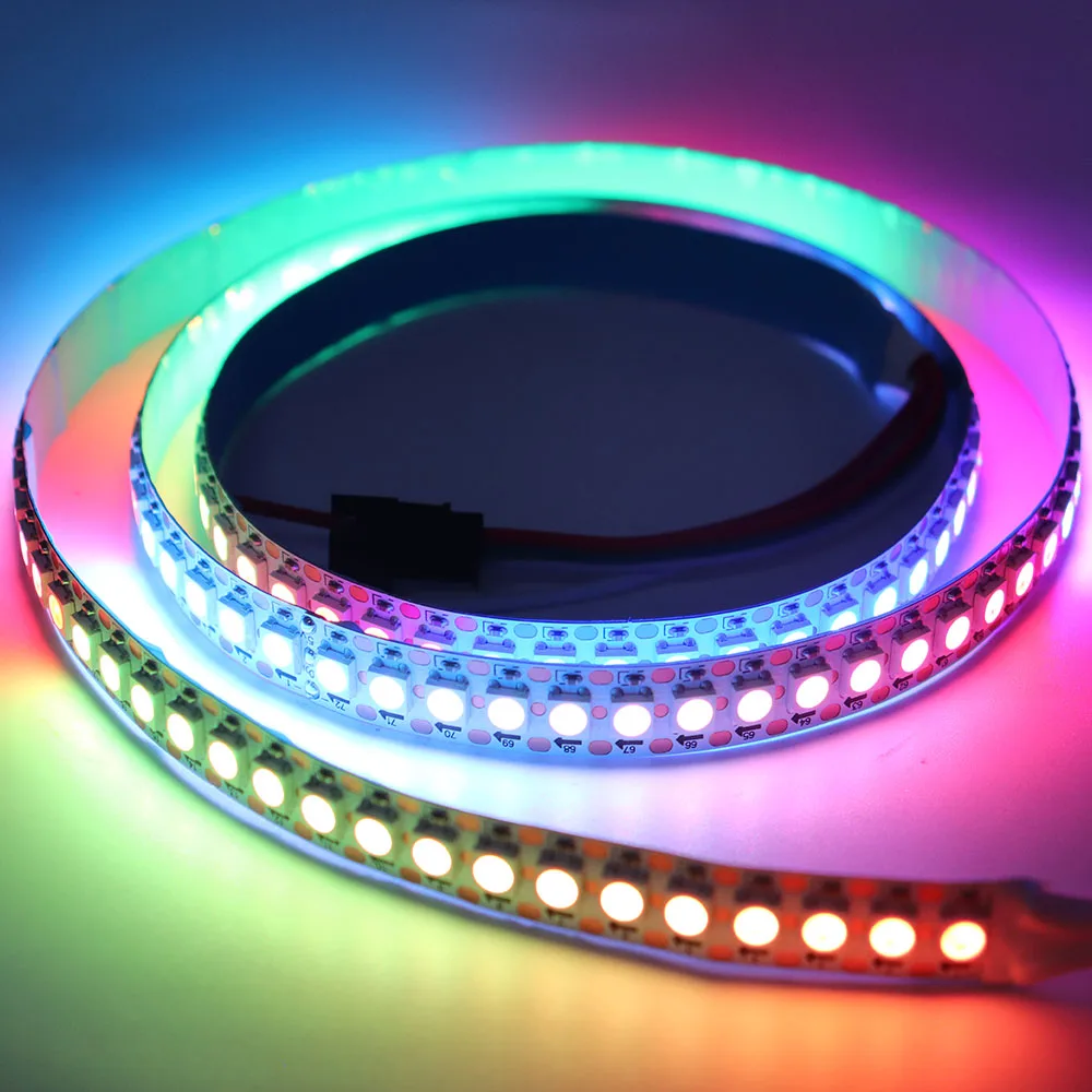 DC5V WS2812B Led Strip light 1-5M 30/60/74/96/144leds/m Individually Addressable 5050 RGB WS2812 Pixels Led Light IP30/65/67