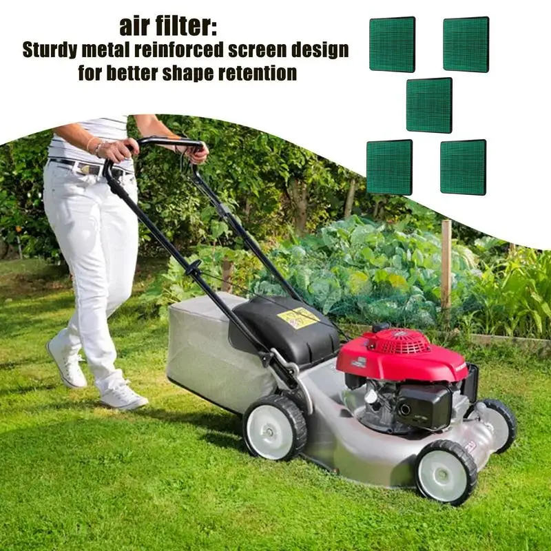 Mower Filter 5X Air Cleaner Cartridge Lawn Mower Air Cleaner Element Push Lawn Mower Air Cleaner Lawn Mower Air Filter