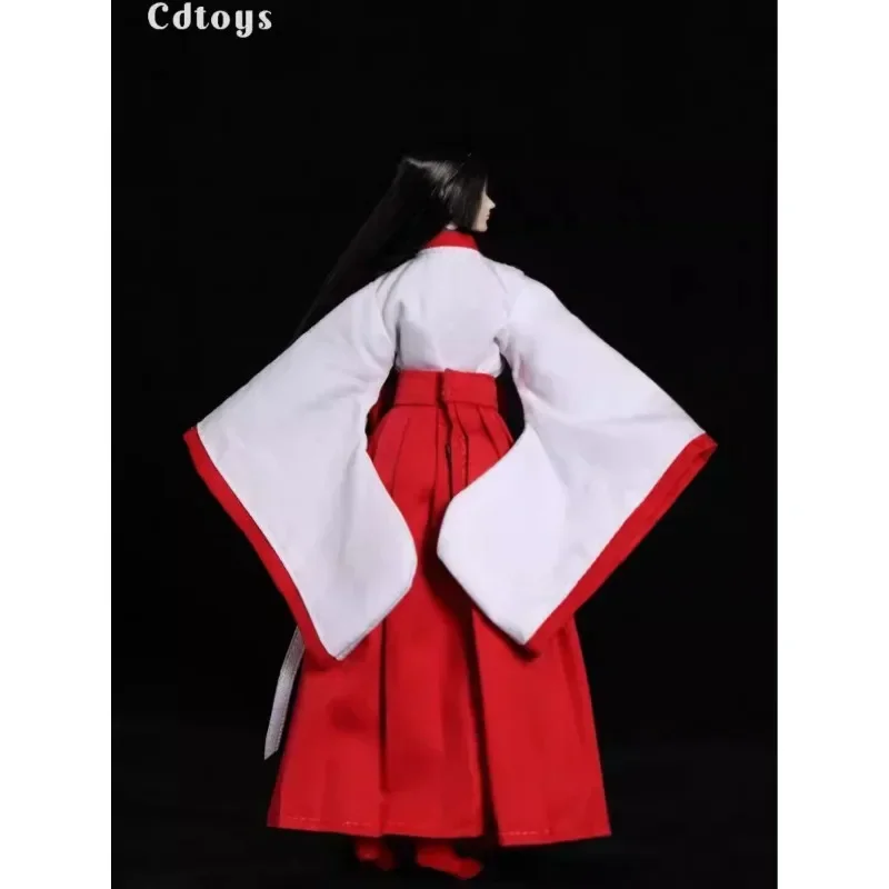 

1/12 Scale Female Soldier Kimono Witch Costume Clothes Set Accessory Model for 6" PH TBLeague Figure Body Doll Cdtoys
