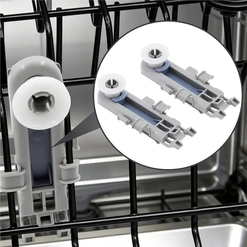 B06B-WP8561996 Dishwasher Upper Rack Wheel Adjuster,4PCS Fit For Whirlpool,Kitchenaid,Magic Chef Dishwashers Top Rack Parts - view 2